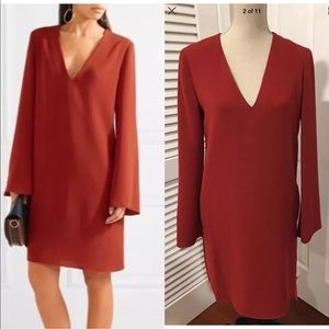THEORY Red Oak Ulyssa Admiral Crepe Light Dress
